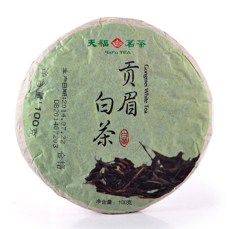 天福茗茶 贡眉白茶 福建特产名茶贡眉白茶 2014年新品