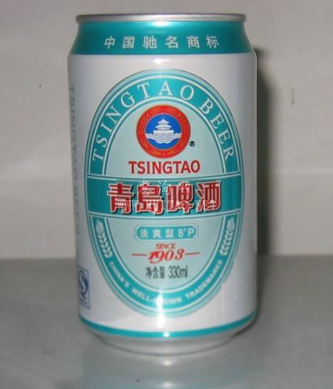 310ml青岛啤酒(淡爽型8%