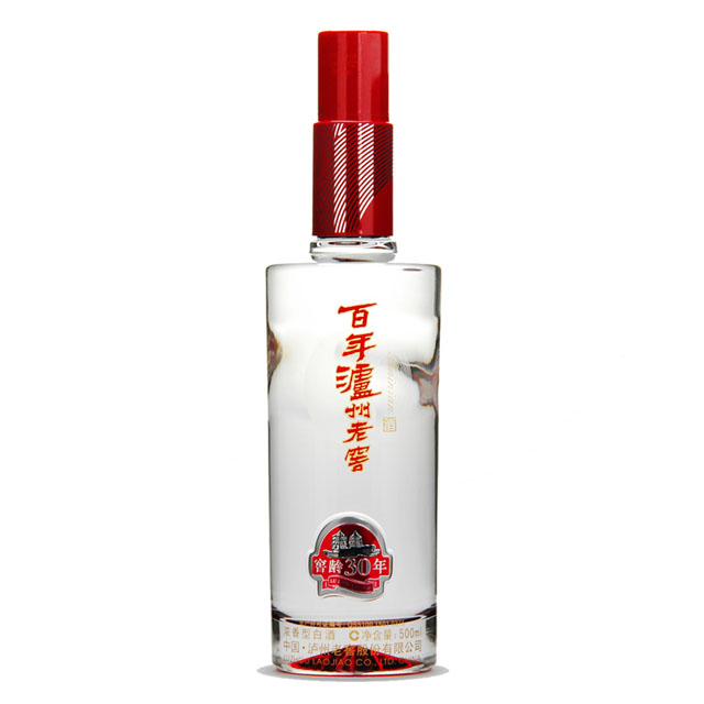 百年泸州老窖窖龄30年 52度500ml白酒 泸州窖龄三十年