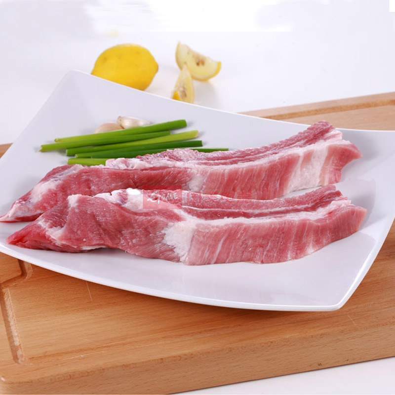 散养黑猪 肋排 500g 装