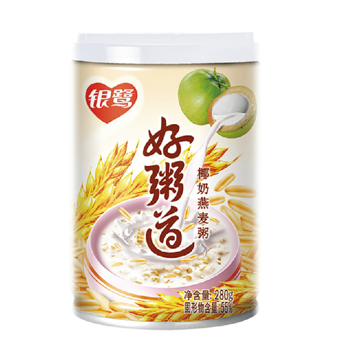 银鹭好粥道(黑米粥,玉米莲子粥,薏仁红豆粥,椰奶燕麦粥)280g