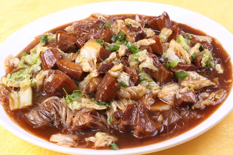 白菜粉丝条小炖肉