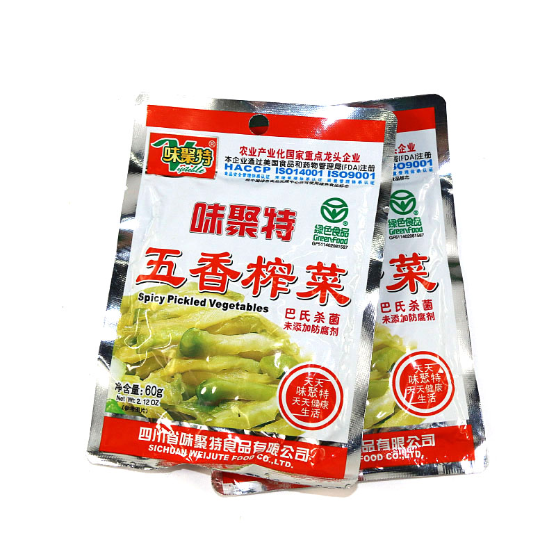 味聚特五香榨菜60g