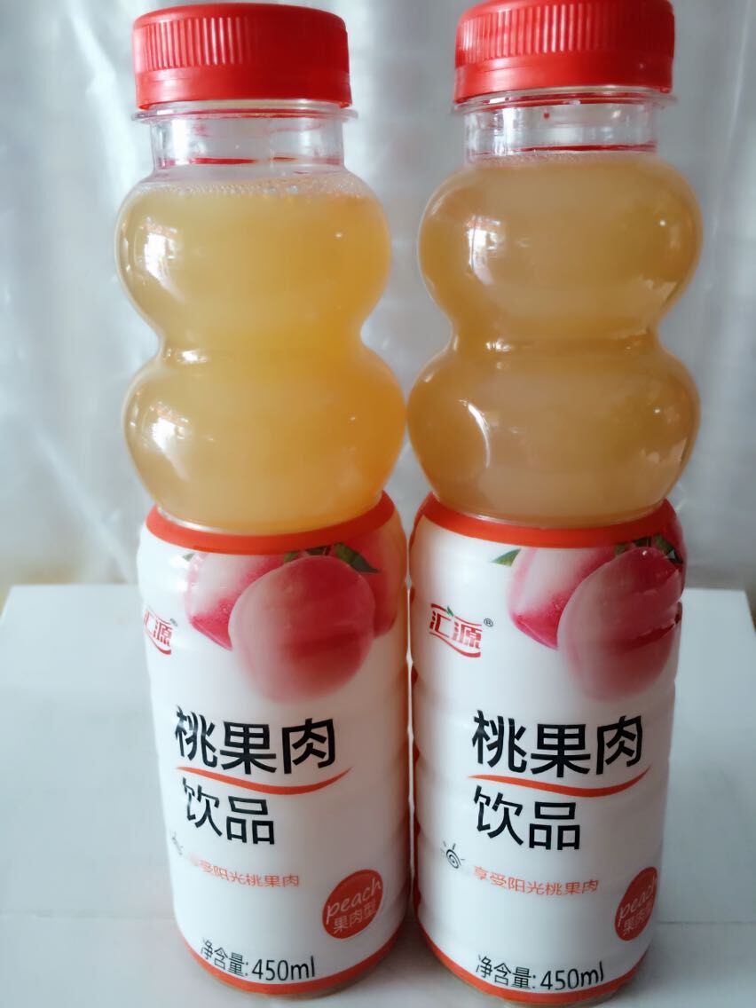 汇源桃果肉果汁饮料 【450毫升】/瓶