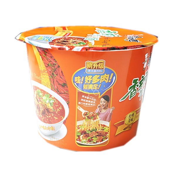 康师傅香辣牛肉面