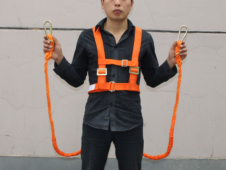 双背式双钩安全带 高空作业 工地高空保险带 劳保外墙