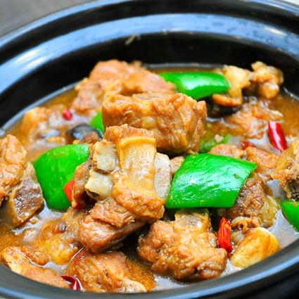 黄焖排骨(大份)(不含米饭)-黄焖鸡米饭