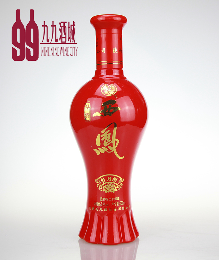 52°华贵西凤牡丹酒500ml