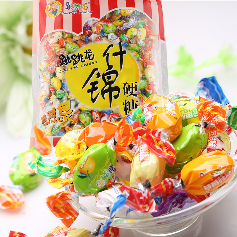 跳跳龙什锦硬糖100g