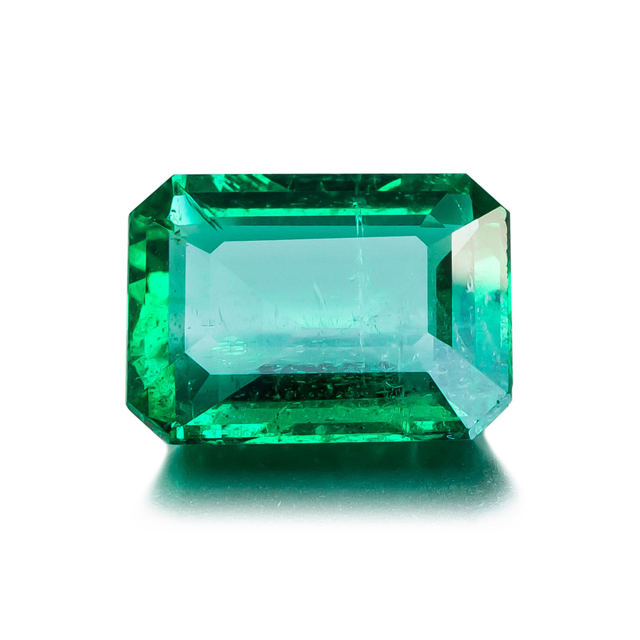 星城珠宝 赞比亚祖母绿裸石 7.27克拉 26w/1ct grs green non