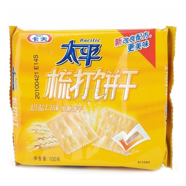 太平奶盐味梳打饼干100g