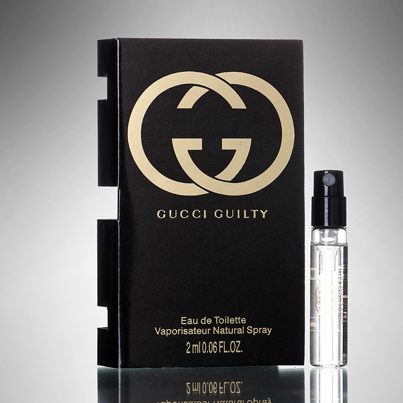 gucci古奇罪爱 原罪试管女士淡香试管香水小样2ml 正品试用装包邮