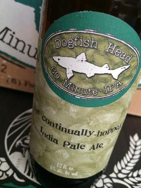 单瓶 美国进口dogfish head角头鲨60分钟ipa啤酒355ml 精酿啤酒