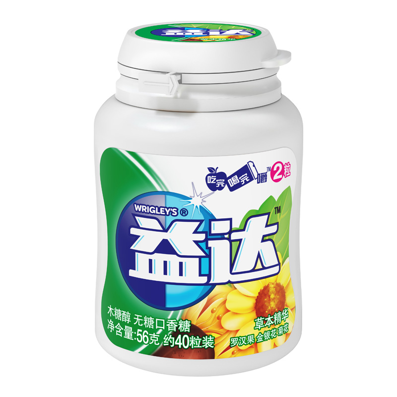 益达 木糖醇至尊草本40粒56g