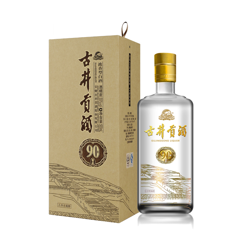 古井贡酒90年窖龄 50度500ml 浓香型白酒