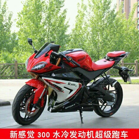 包邮新款新感觉xgj300r 水冷平衡轴发动机倒置减震