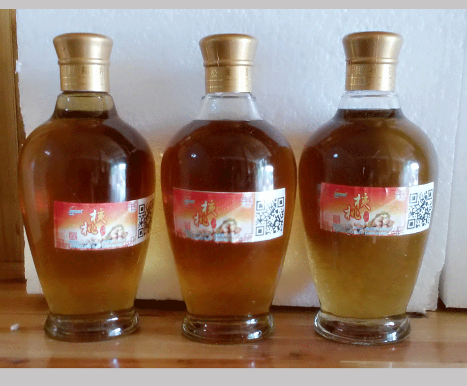 核桃酒 江西农家自酿 原浆酒 500ml*3瓶装