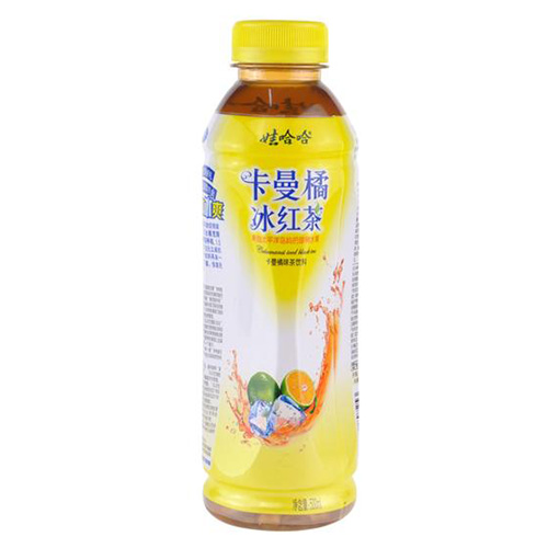 哇哈哈卡曼橘红茶饮料 500ml