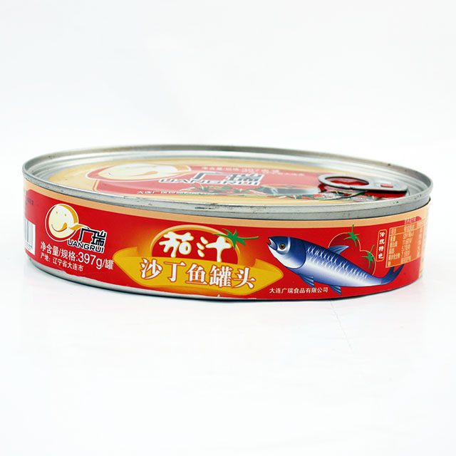 【食品】广瑞茄汁沙丁鱼罐头397g/罐