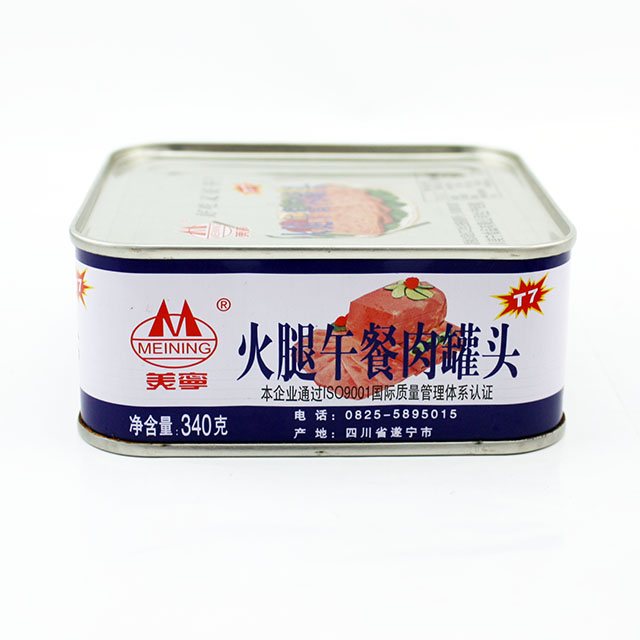 【食品】美宁方听火腿午餐肉340g/罐