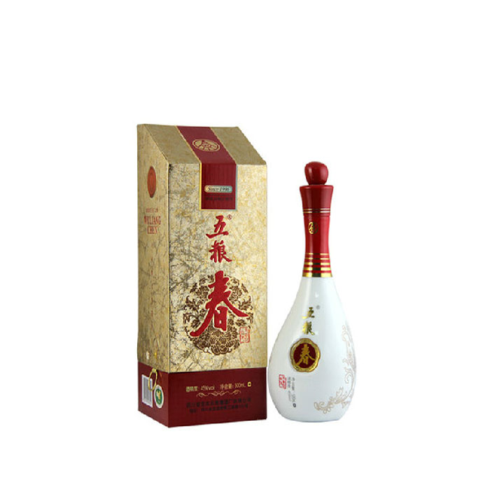 45度1996精品五粮春500ml 浓香型白酒 正品特价