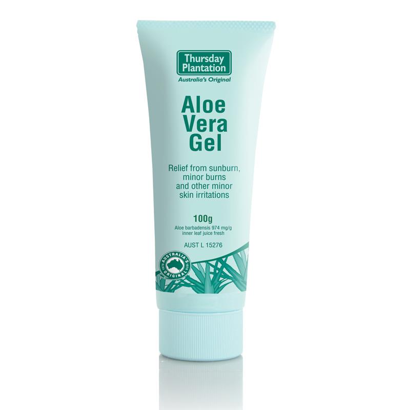 plantation芦荟凝胶 100g thursday plantation aloe vera gel