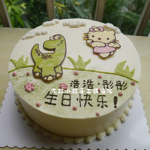 恐龙生日蛋糕图片大全