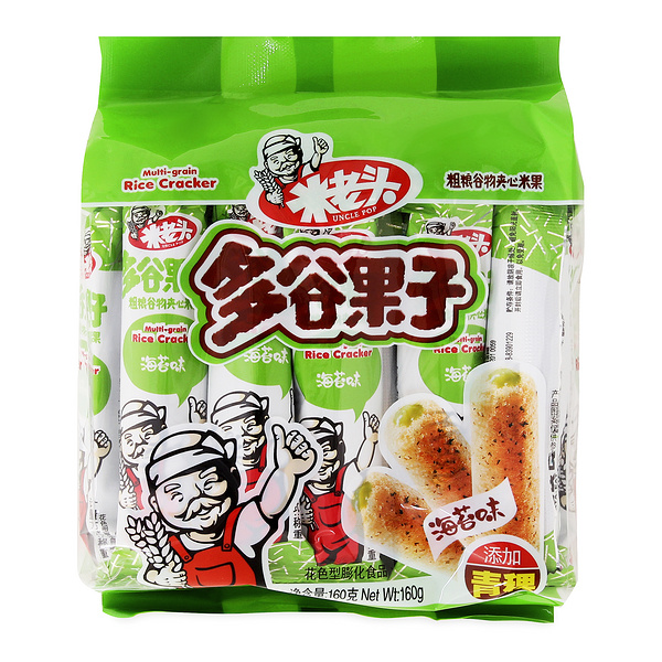 米老头 海苔味多谷果子 160g