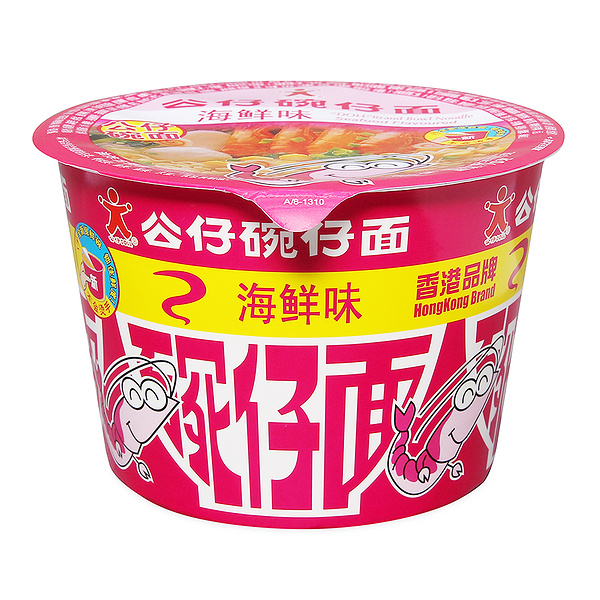 公仔 碗仔面海鲜味 75g/碗