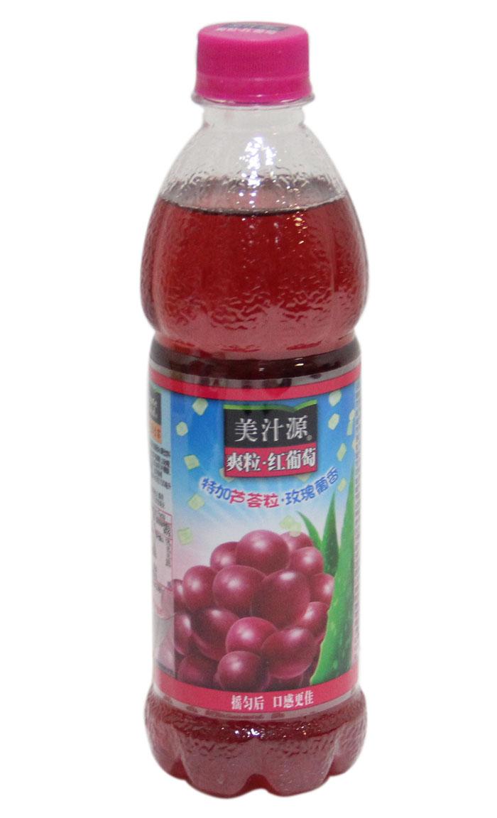 美汁源爽粒.红葡萄450ml