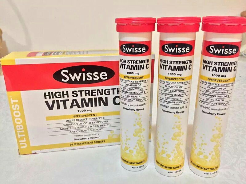 swisse ultiboost高强度维生素c泡腾片