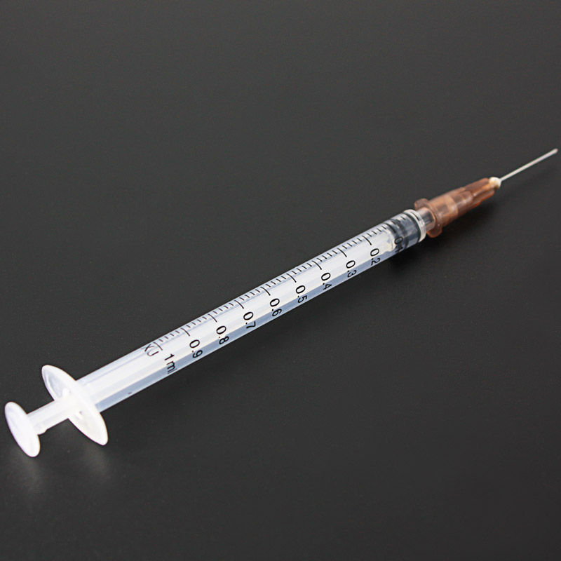 事丰1ml医用针管一次性注射器 带针头4.5号0.45mm