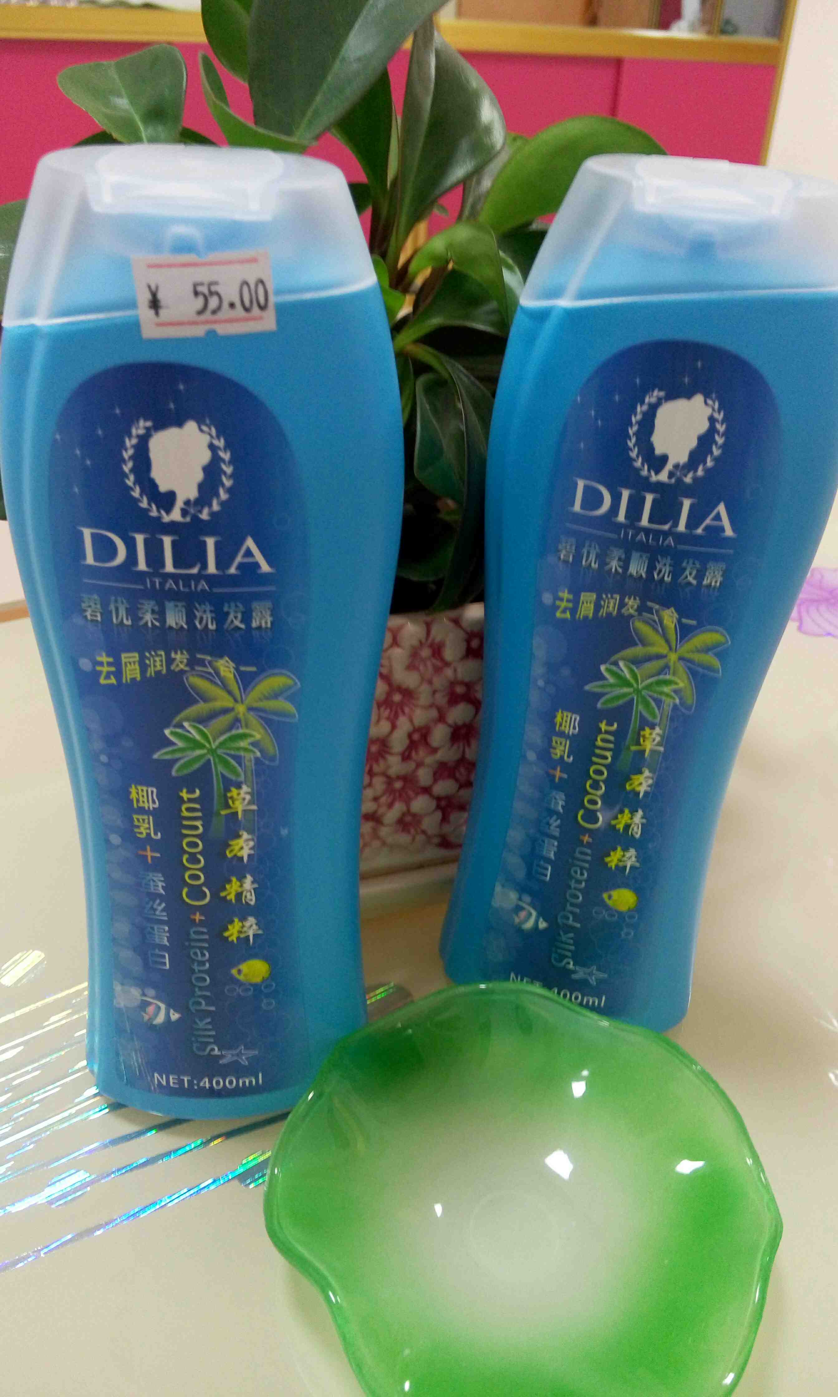 商品详情 黛莲娜馥蕊,草本精华,椰乳 蚕丝蛋白,去屑润发二合一,修复发