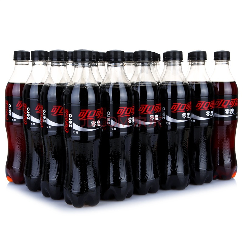 零度可口可乐500ml*12瓶 整箱 无糖 0卡路里