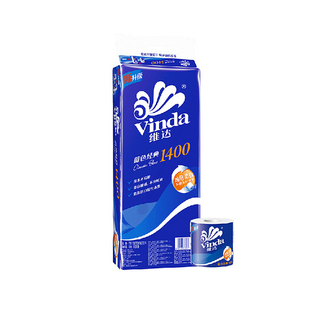 vinda/维达蓝色经典卫生卷纸140g/卷