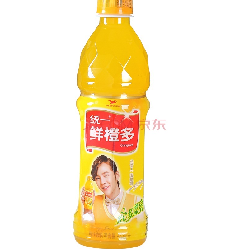 统一 鲜橙多饮料450ml*15瓶 整箱