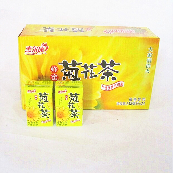 惠尔康蜂蜜菊花茶 248ml*24盒