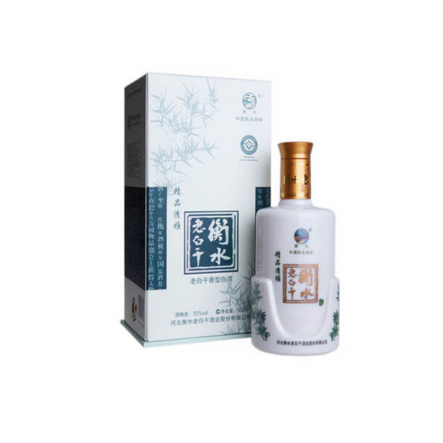 衡水老白干白酒清雅50度500ml