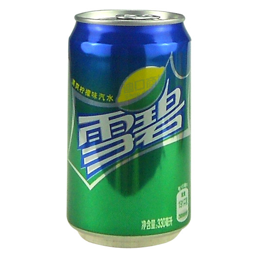 雪碧清爽柠檬罐装330ml