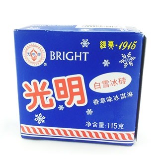 光明白雪冰砖 冰淇淋