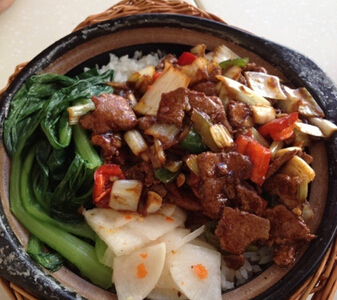 火爆猪肝煲 - 味美家煲仔饭