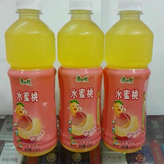 康师傅水蜜桃水果饮品(15瓶x450ml)