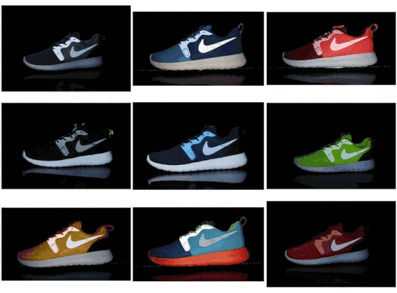 39-44【耐克】nike roshe run hyperfuse 3m夜光 多种
