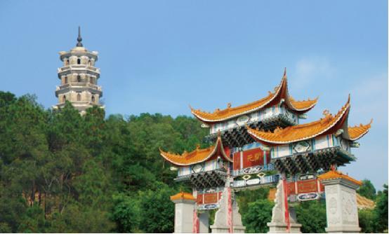 开元塔,位于开平长沙马山.