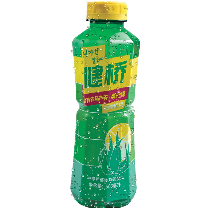 健桥柠檬芦荟粒饮料500ml