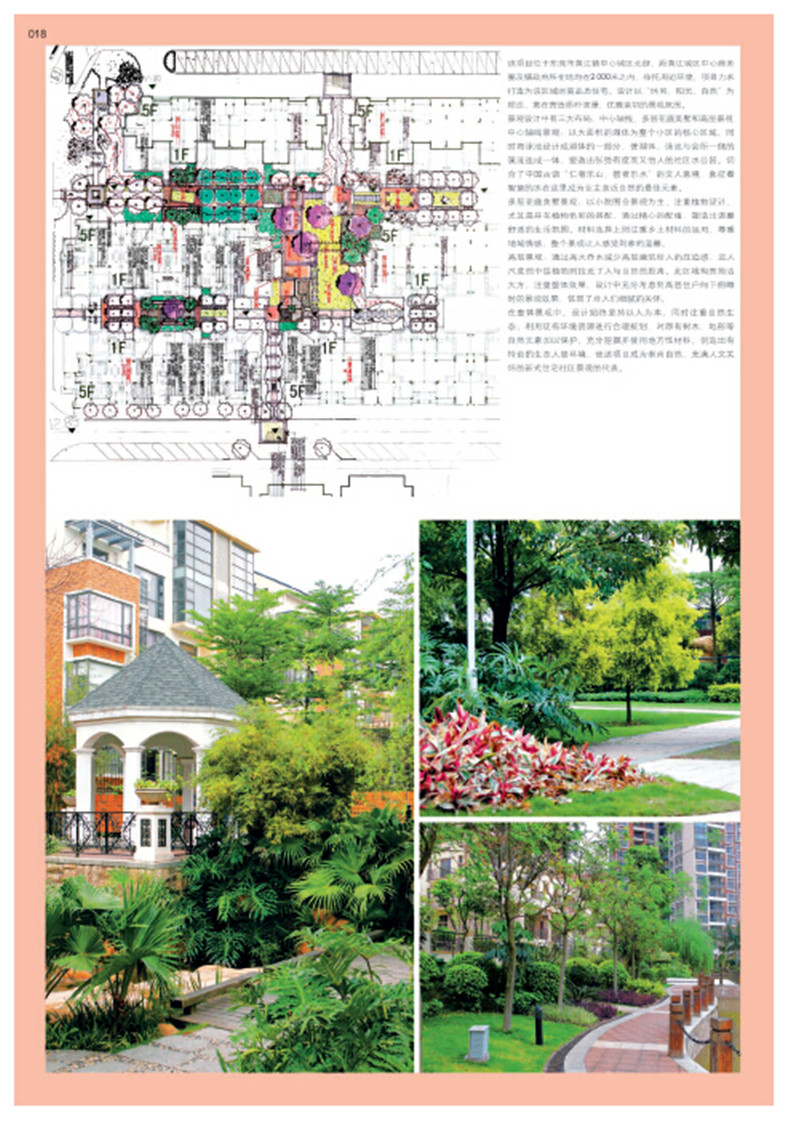 欧式现代风格的庭院平面图
