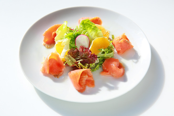 烟熏三文鱼沙拉 smoked salmon salad