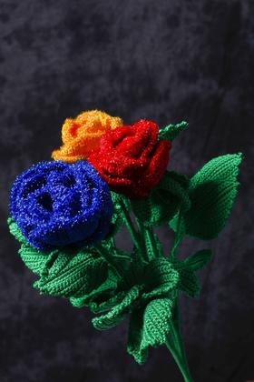 钩编花