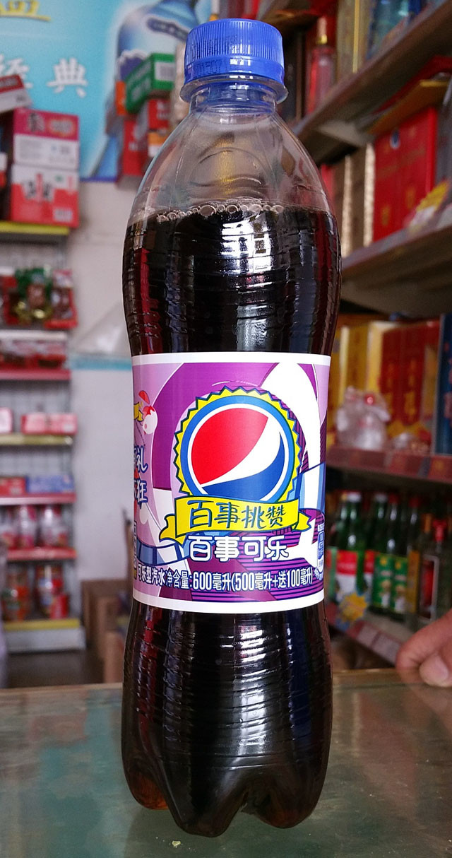 百事可乐瓶装600ml