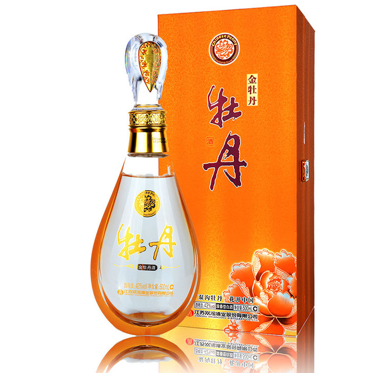 双沟金牡丹浓香型白酒42度500ml